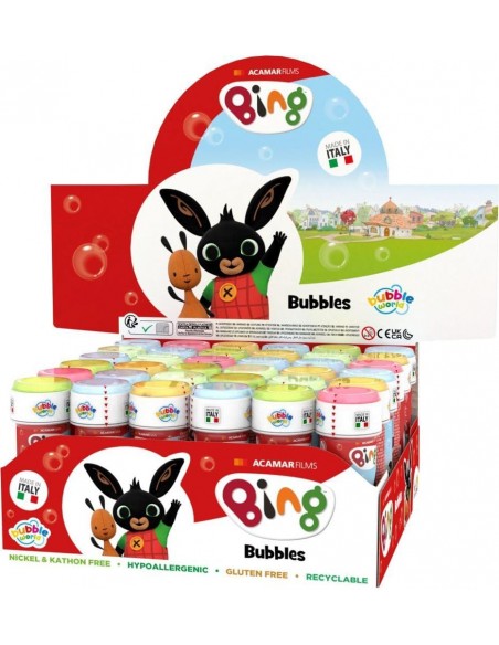 BOLLE DI SAPONE 60ML BING 36PZ