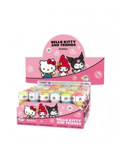 BOLLE DI SAPONE 60ML HELLO KITTY & FRIENDS 36PZ
