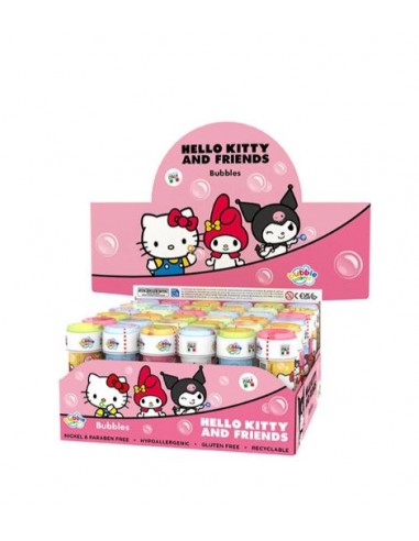 BOLLE DI SAPONE 60ML HELLO KITTY & FRIENDS 36PZ