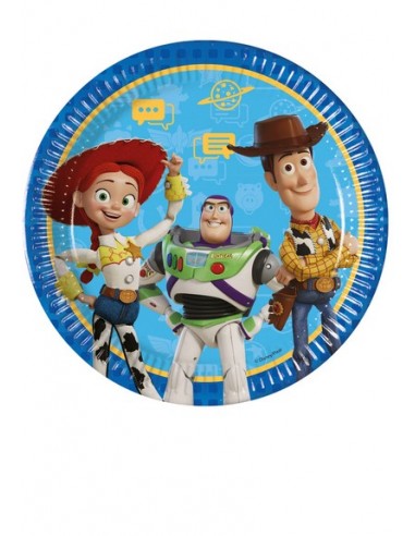 PIATTO CARTA 23 CM. 8 PZ TOY STORY 5