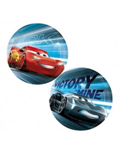 PIATTO CARTA 23 CM  CARS "VICTORY IS MINE" 8PZ