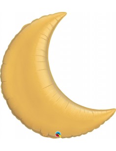 PALLONE MYLAR 35" LUNA ORO GOLD - L'Officina delle feste