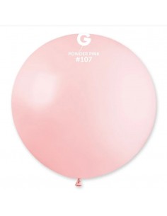 MONGOLFIERA PASTELLO 30''/80CM ROSA POLVERE 1PZ