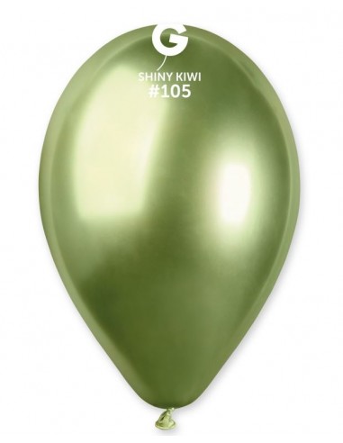 PALLONE LATTICE 13" SHINY VERDE KIWI 50PZ