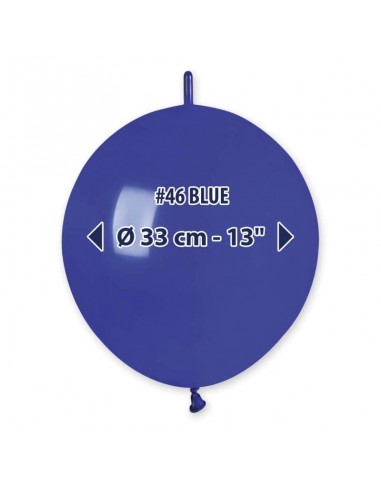PALLONI LATTICE 13" LINK PASTELLO BLU 50PZ