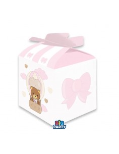 10 SCATOLINE TEDDY FRIENDS BY THUN ROSA 5X5X7CM