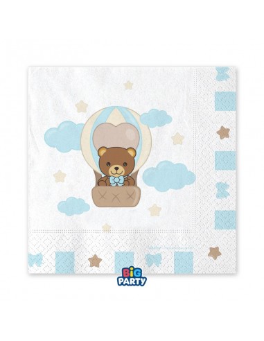 16 TOVAGLIOLI 33X33CM TEDDY FRIENDS BY THUN...