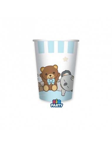 6 BICCHIERI CARTA 250CC TEDDY FRIENDS BY THUN...