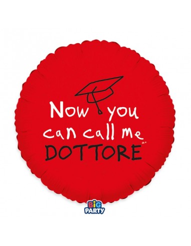 PALLONE MYLAR 18" LAUREA NOW YOU CALL ME...