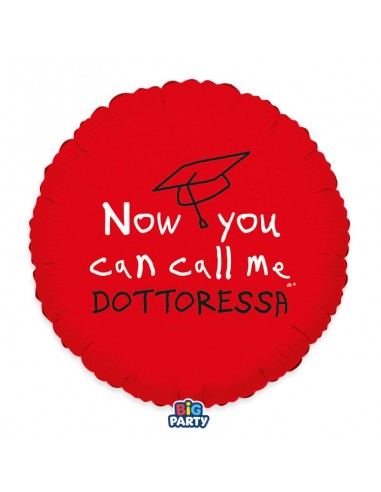 PALLONE MYLAR 18" LAUREA NOW YOU CALL ME...