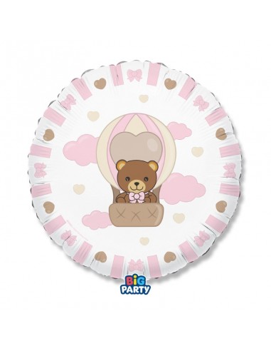 PALLONE MYLAR 18" TEDDY FRIENDS BY THUN ROSA...