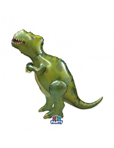 PALLONE MYLAR STAND UP 3D DINOSAURO T-REX 83X66X33CM -