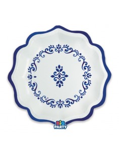 6 PIATTI CARTA 25CM  BLUE COTTAGE
