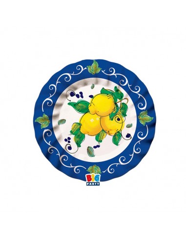 8 PIATTI CARTA 20 CM SORRENTO