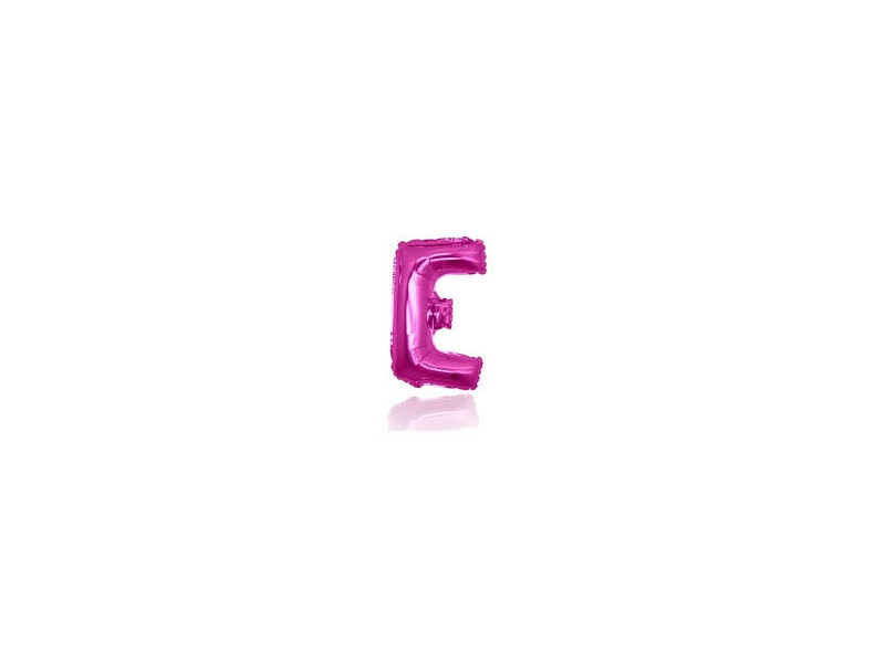 LETTERA MINI " E" FUXIA H.18CM