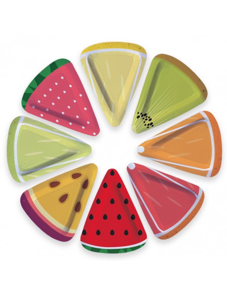 PIATTI MIX MACEDONIA PZ. 8 19x25CM.