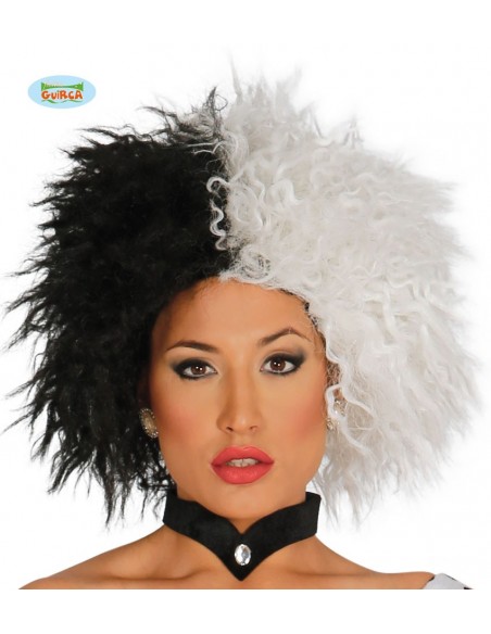 PELUCA BLANCA/NEGRA(ENVASE CAJA)