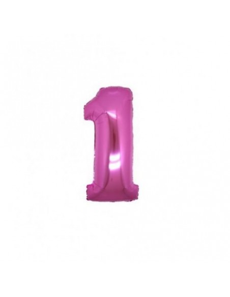 NUMERO MYLAR MINI FUCSIA 1 CM.18