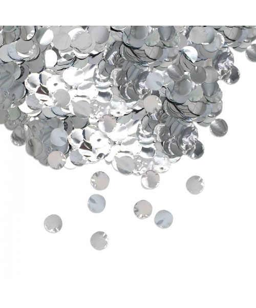 CORIANDOLI FOIL TONDI DIAM. CM. 2 ARGENTO GR.50