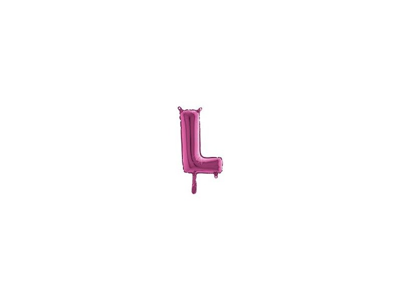 LETTERA MINI " L" FUXIA CM.18