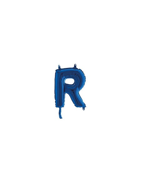LETTERA MINI " R" BLU CM.18