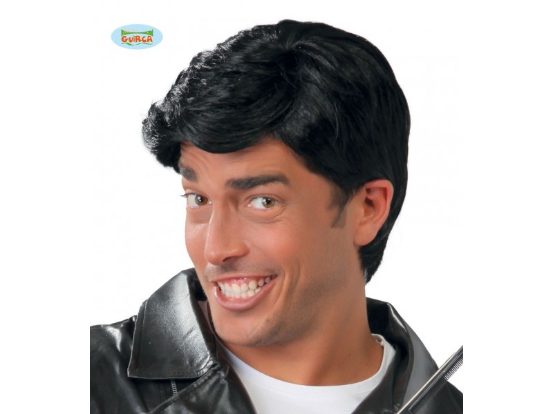 PELUCA HOMBRE NEGRA  (ENVASE CAJA)