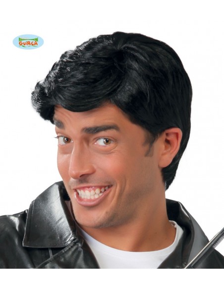 PELUCA HOMBRE NEGRA  (ENVASE CAJA)