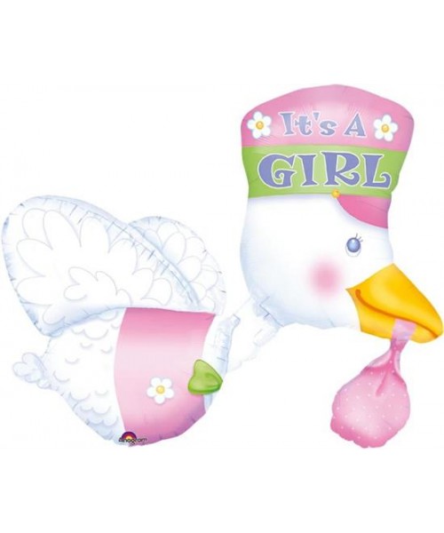 PALLONE CICOGNA IT'S A GIRL