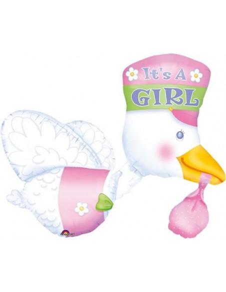 PALLONE CICOGNA IT'S A GIRL