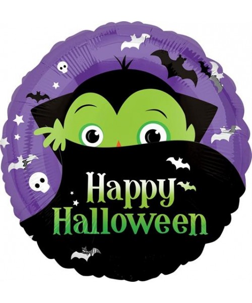 PALL. MYLAR 18" HALLOWEEN DRACULA