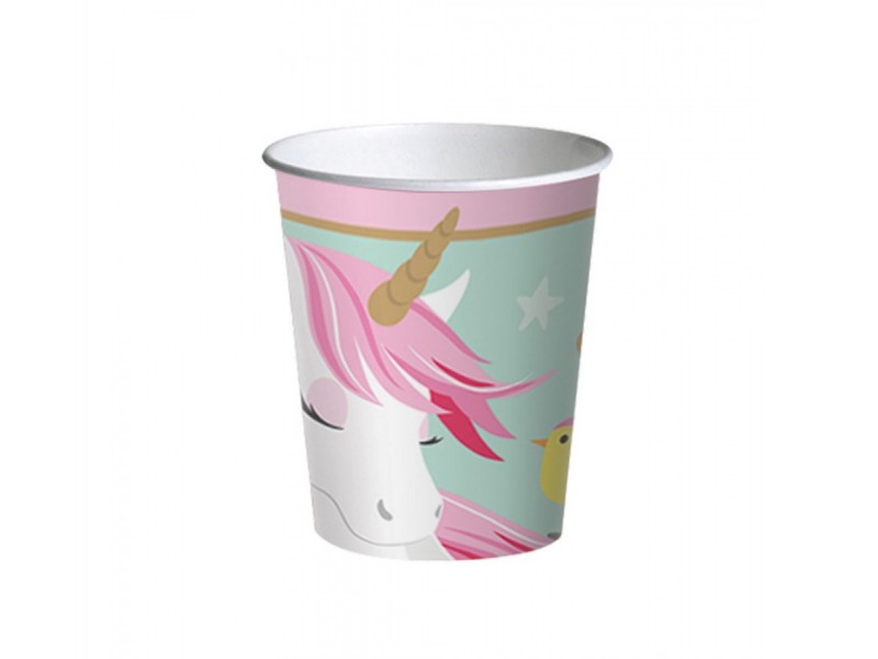 BICCHIERE MAGICAL UNICORN 266ML 8PZ