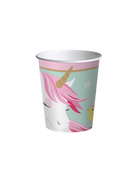 BICCHIERE MAGICAL UNICORN 266ML 8PZ BICCHIERE MAGICAL UNICORN 266ML 8PZ