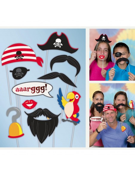 10 PIRATE PHOTO PROPS