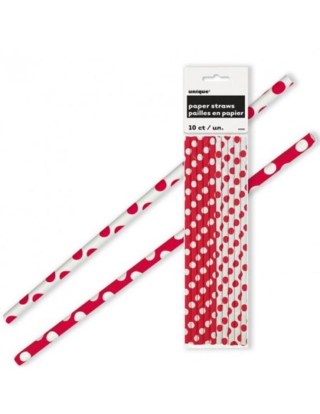 10 CANNUCCE CARTA POIS ROSSO 10 CANNUCCE CARTA POIS ROSSO