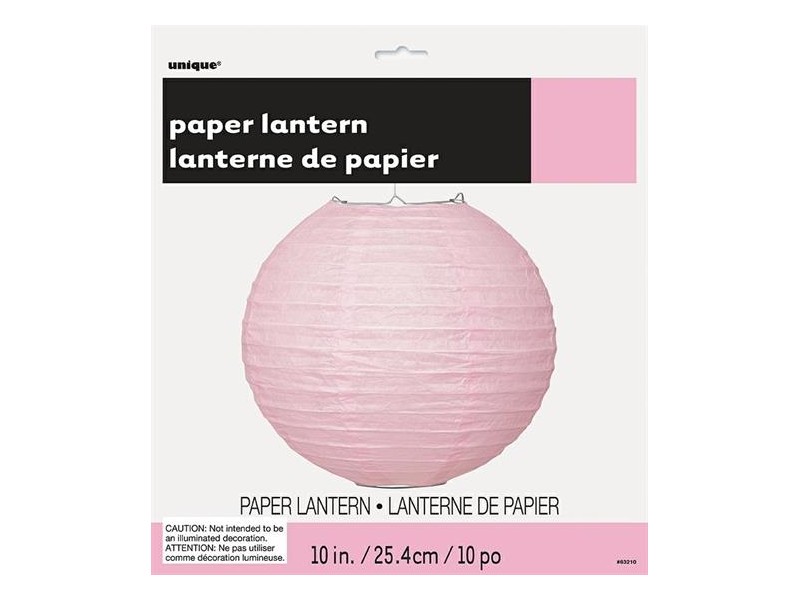 LANTERN ROUND 10 LOVELY PINK