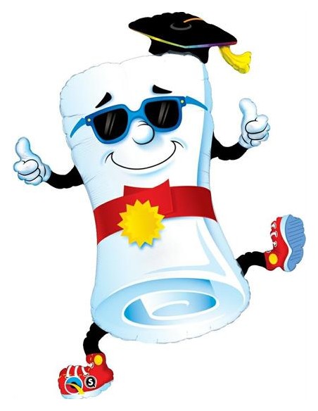 S/SHAPE"37""MR. PERGAMENA DI LAUREA