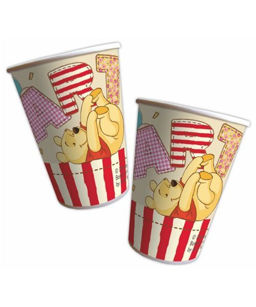 BICCHIERI PZ.8 WINNIE THE POOH ALPHABET