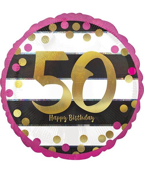 PALLONE MYLAR 18"/cm.45 N. 50 MILESTONE