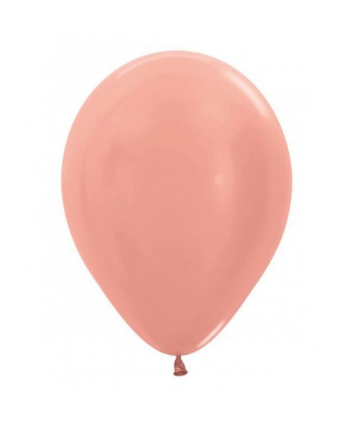 PALLONE LATTICE ROSE GOLD PERL 12" 100PZ