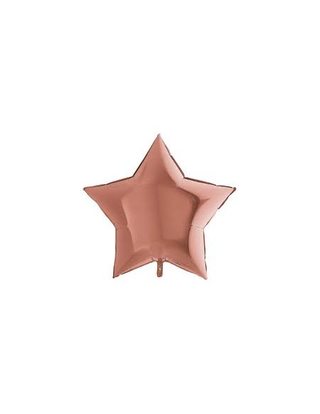 PALLONE STELLA MYLAR 18" ROSE GOLD PALLONE STELLA MYLAR 18" ROSE GOLD