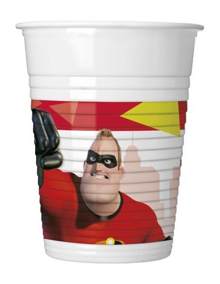 BICCHIERE 200ML 8PZ INCREDIBLES 2