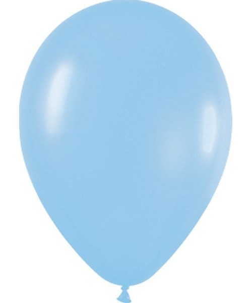 PALLONE LATTICE 12" SATIN PEARL BLUE 100PZ
