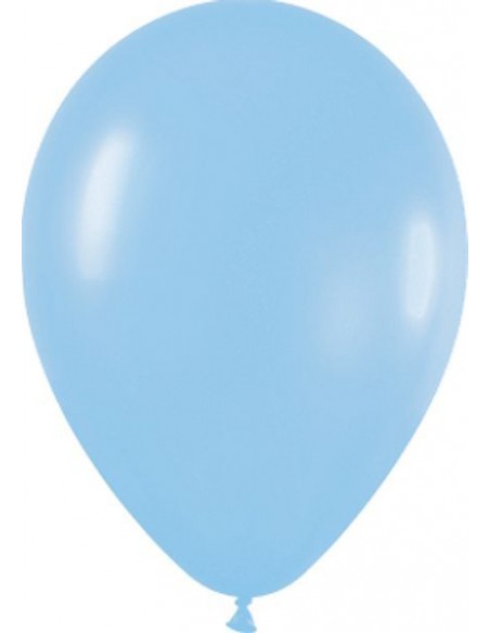 PALLONE LATTICE 12" SATIN PEARL BLUE 100PZ