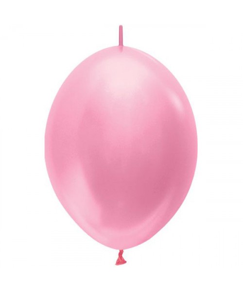 PALLONE LATTICE ROSA PERL LINK 12" PZ. 25
