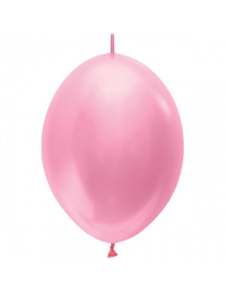 PALLONE LATTICE ROSA PERL LINK 12" PZ. 25