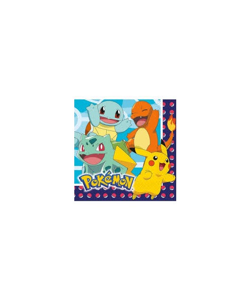 TOVAGLIOLO POKEMON 33X33CM 16PZ