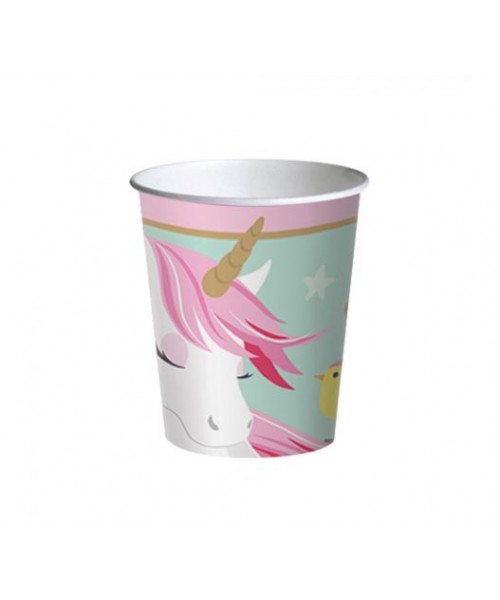 BICCHIERE MAGICAL UNICORN 266ML 8PZ 2
