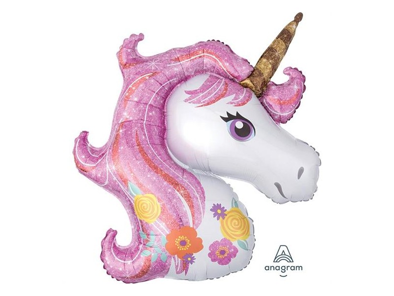 S/SHAPE MAGICAL UNICORN HEAD