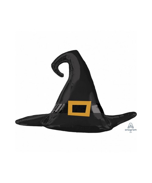 S/SHAPE SATIN BLACK WITC HAT 99X68CM