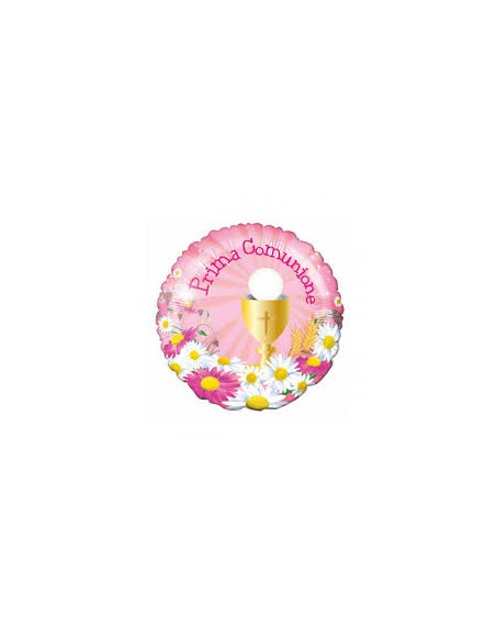 PALLONE MINI SHAPE COMUNIONE BIMBA 25CM PALLONE MINI SHAPE COMUNIONE BIMBA 25CM